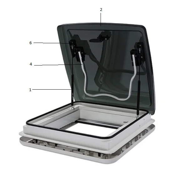 Quipon Gasfeder zu Dachhaube SKY 40 x 40