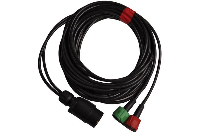Radex Kabelsatz – 7 Meter lang – 7-polig – Anhängerkabel mit 2x 5-poligem Stecker