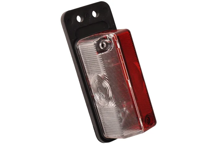 Radex Positionsleuchte 925 Rot/Weiß mit Halterung