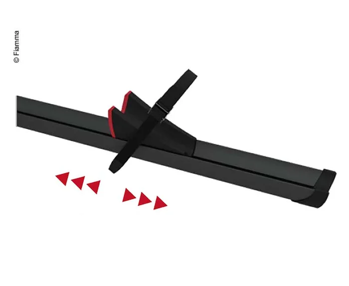 Rail Premium Fahrradschiene 139 cm, schwarz