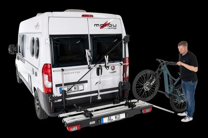 Rampe für Fahrradschiene mit 1250 Länge