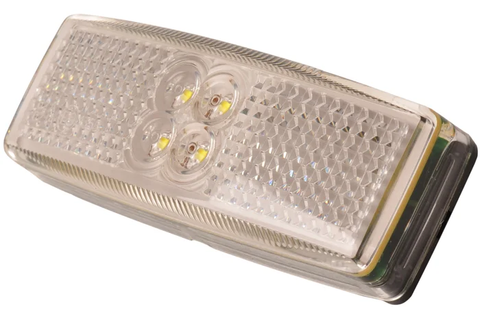 Rechteckige Begrenzungsleuchte – weiße Markierungsleuchte – loser Kabelanschluss – LED