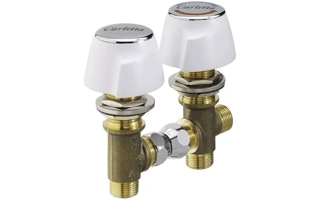 Reich Carletta Vormischer mit Absperrhahn weiß