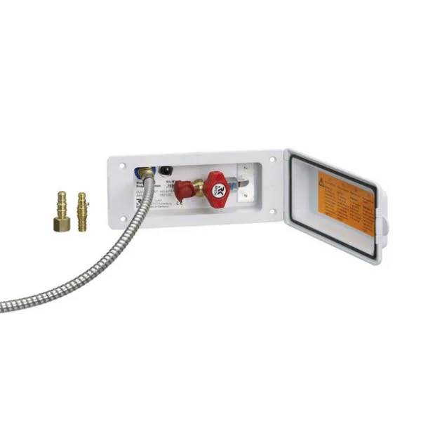 Reich KAMA Versorgungsklappe reinweiß mit Schloss