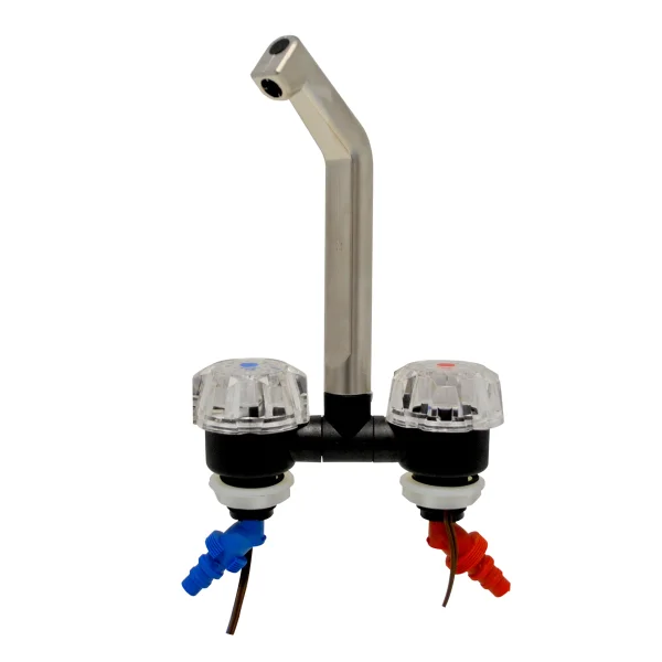 Reich Mischbatterie De Luxe, mattnickel/schwarz