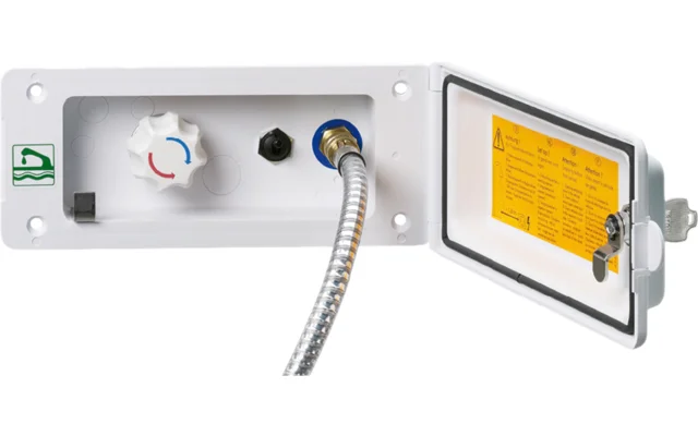 Reich Versorgungsklappe für Warmwasser