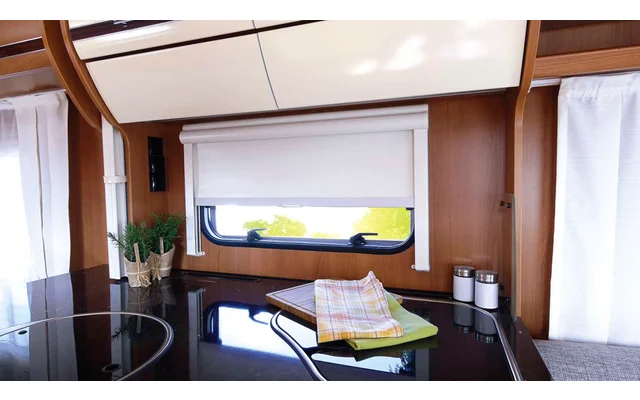 Remis Remiflair I Doppelrollo vorgehängte Fenster