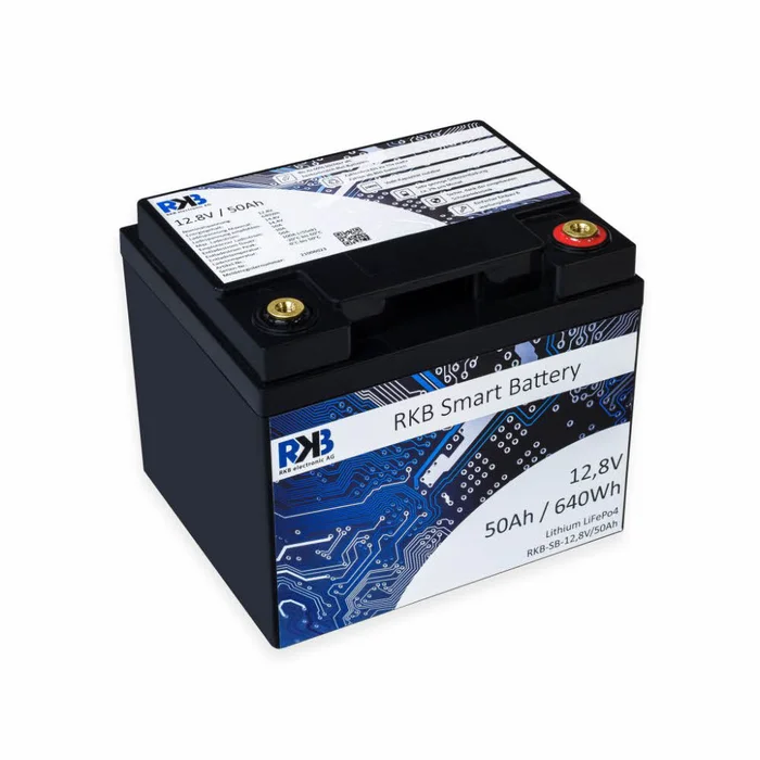 RKB LiFePO4 Lithium Bordbatterie Smart, 50 Ah