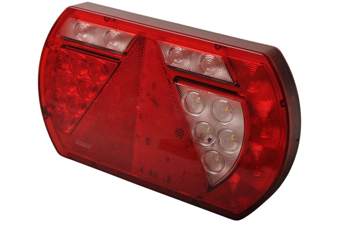 Rücklicht rechts 236x140x24,3 mm – extra schmal – einfach anzuschließen mit Aspöck Steckern