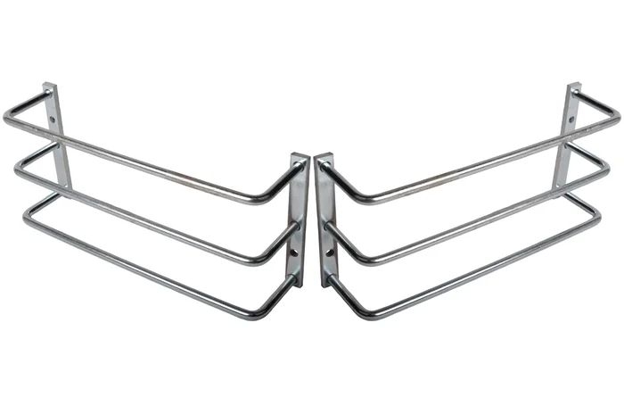 Satz von 2 Schutzgitter – Stahl – 260x170x80 mm – u.a. geeignet für Aspöck Multipoint