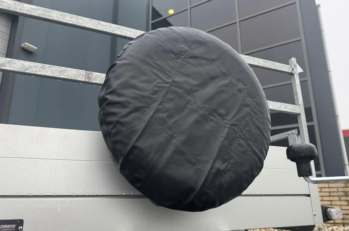 Schwarze Reserveradabdeckung – 13 Zoll – Ø58×21 cm