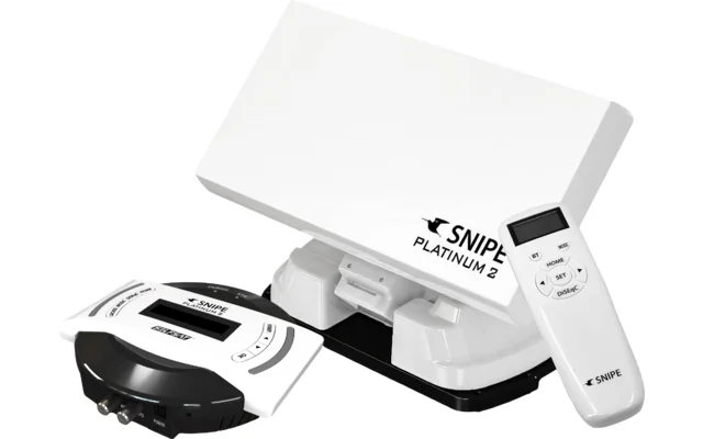 Selfsat Vollautomatische Sat-Flachantenne SNIPE Platinum 2 mit GPS / Bluetooth / Single LNB