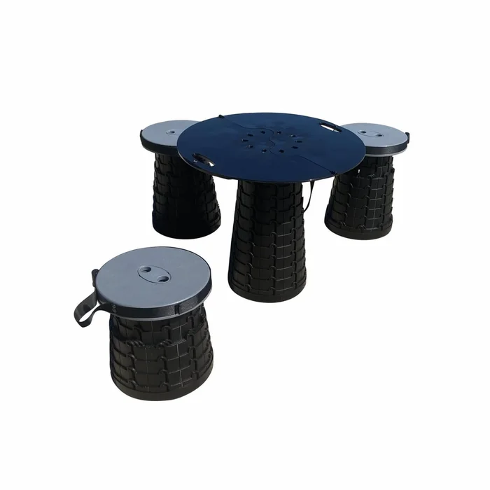 Set 4 Hocker und ein Minimax Tablett MINI MAX STOOL