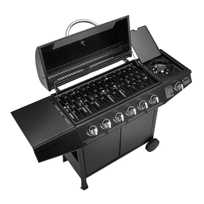 Set BASIC 6+1 Gasgrill + Abdeckhaube + Gasregler – Bild 2