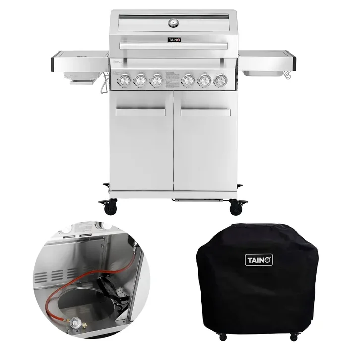 Set PLATINUM YAMARA 4+2 Gasgrill + Abdeckhaube Offizielle Genehmigung