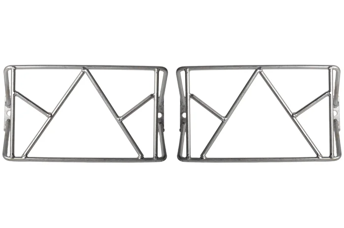 Set von 2 Anhänger-Rücklicht-Schutzgittern mit freiem Dreieck – geeignet für Multipoint-Beleuchtung