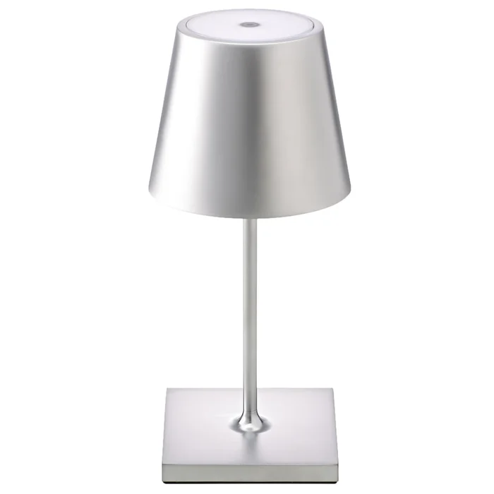 Sigor Akku-Tischleuchte Nuindie Mini 250 mm, silber