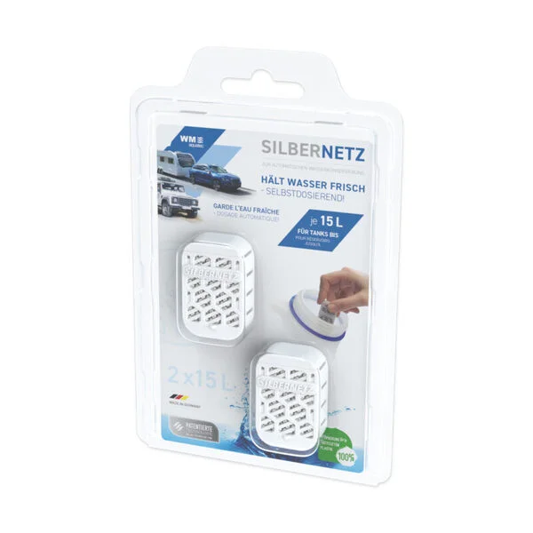 Silbernetz Flex zur automatischen Wasserkonservierung (Set mit 2 x 15 l)