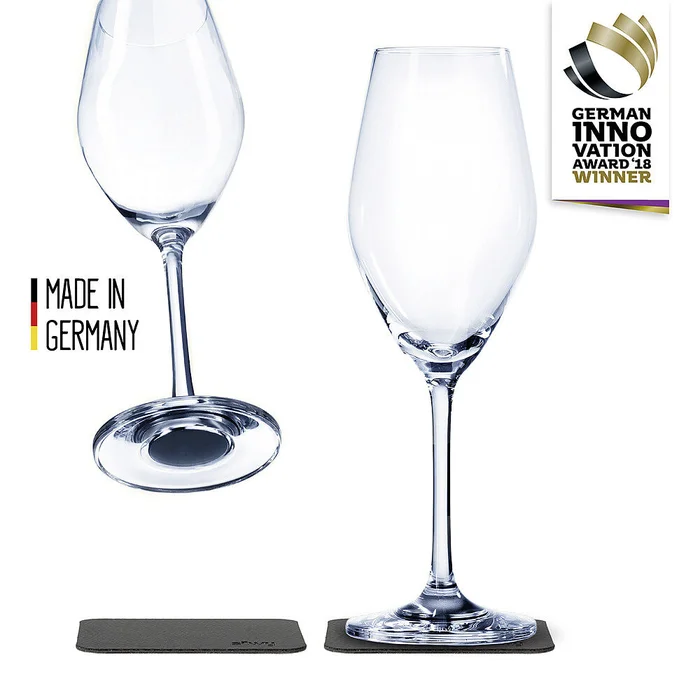 Silwy Magnet-Kristallglas Champagner 200 ml, 2er-Set