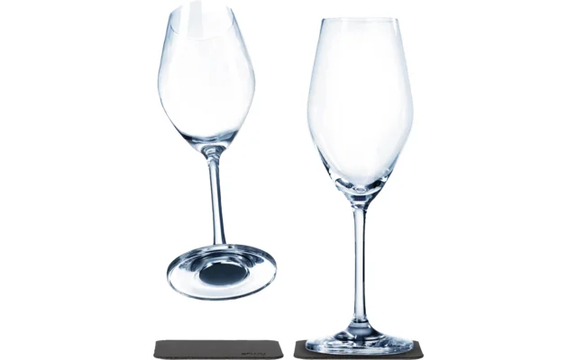 Silwy Magnet-Kristallgläser CHAMPAGNER