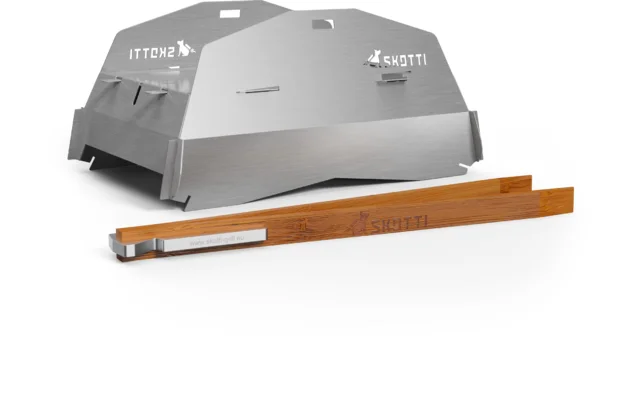 Skotti Grillhaube / Deckel Cap für Skotti Grill inklusive Planentasche und Grillzange