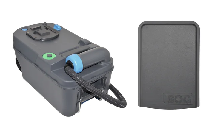 SOG-Entlüftungsset Thetford C220 für Seitenwand – Dunkelgrau