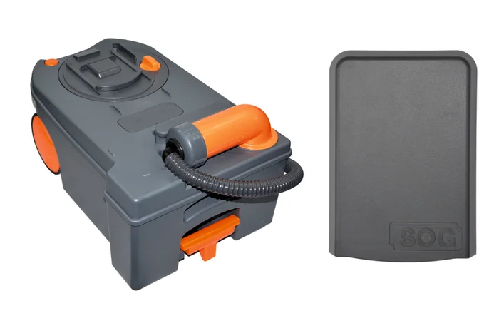 Sog-Entlüftungsset Typ F – Für C 250/260 – Dunkelgrau