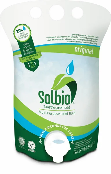 SOLBIO 4 in 1 Multi-Funktions Toilettenflüssigkeit – 800 ml