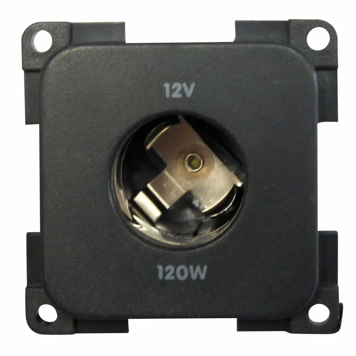 Steckdose 12 Volt Durchmesser 21 mm – Braun