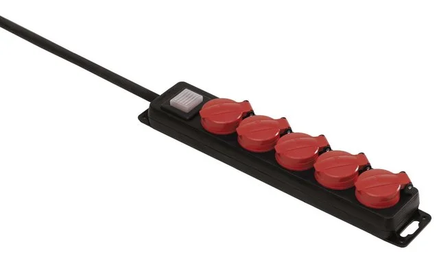 Steckdosenleiste 5-fach mit Schalter 4,5 m