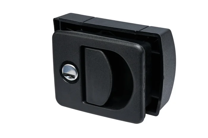 STS Griffmuldenschloss Kubus für Zadi Schließzylinder – Schwarz