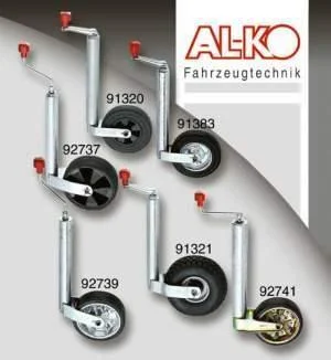 Stützrad 200×50, D48 mm, Vollgummi