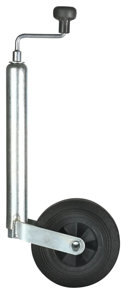 Stützrad für Anhänger/Auflieger – 48 mm rund – Kunststofffelge – eigener Import/Eigenmarke