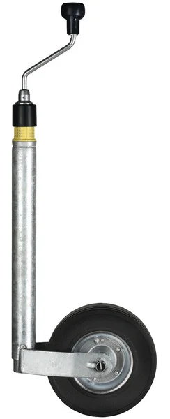 Stützrad mit Waage, Felge Stahlblech, 225×70, 48mm, Bereifung Softgummi