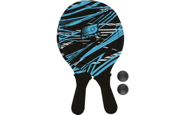 sunflex sport Beachball Set Action Pro mit 2 Schlägern und 2 Bällen