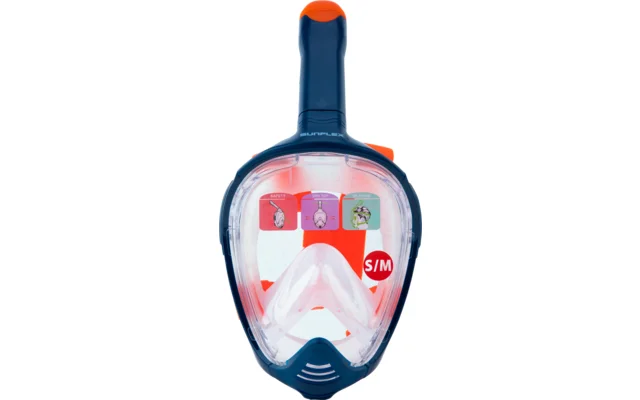 sunflex sport full face mask Kraken Vollgesichtsmaske zum Tauchen für Kinder und Jugendliche