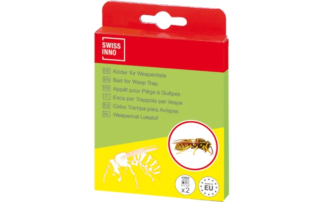 Swissinno Wespenfalle Ersatzköder giftfrei 2er Set
