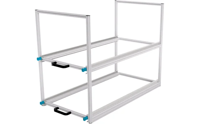 SYS-RACK Kastenwagen Heckauszug mit 90 cm Teleskopvollauszügen