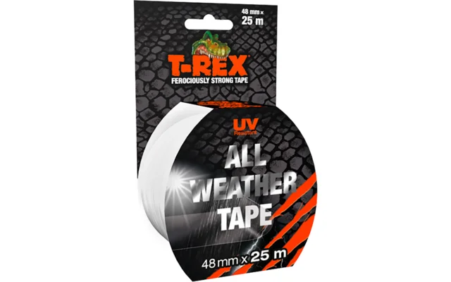 T-Rex All Weather Tape für zuverlässige Reparaturen 25 Meter transparent