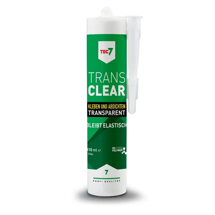 TEC7 Klebe- und Dichtmittel TransClear 310 ml, transparent
