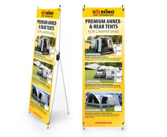 Tent Tec.X-Banner Luftzelte f.Campingbusse Englisch, Größe: 600x1800mm