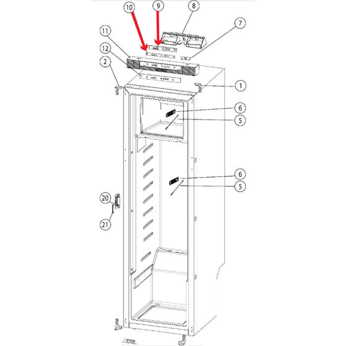 Thetford Bedienpanel zu Kühlschrank T2152 (Nr. 692803)