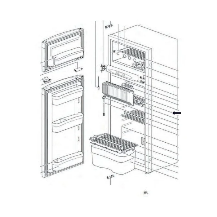 Thetford Gitterrost klein für Kühlsch. N150 (Nr. 62697808)