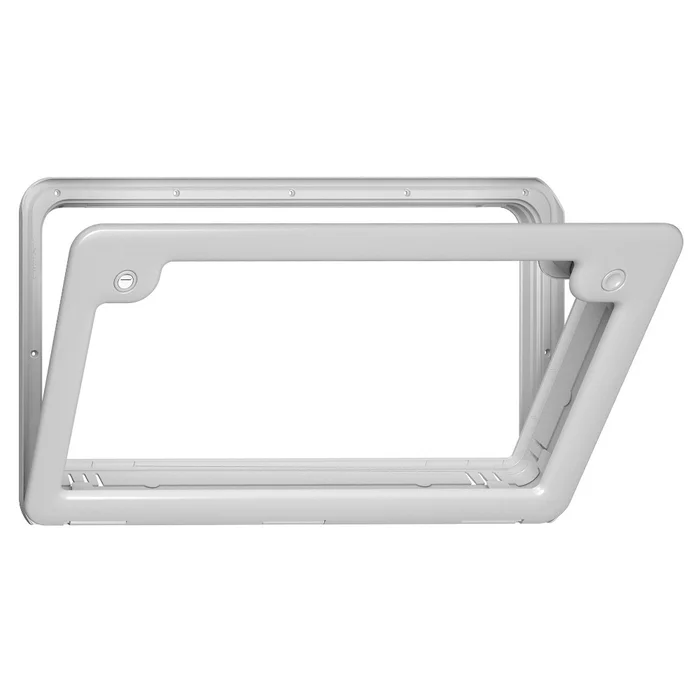 Thetford Serviceklappe Modell 4 – 648 x 348 mm, lichtgrau