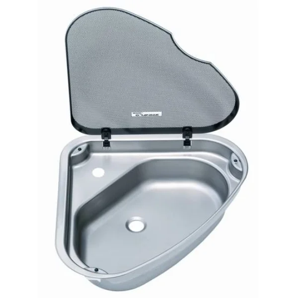 Thetford Spülbecken Triangle Basic Line 33 links, 48 x 48 cm