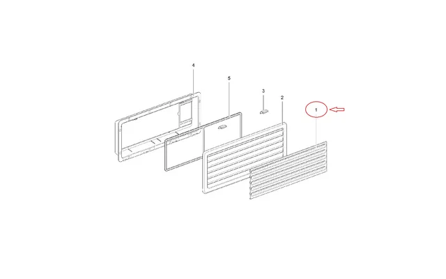 Thetford Winterabdeckung (186×483) passend zu Thetford Kühlschränke