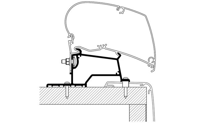 Thule Adapter Roof Rapido Compact Integral – 5 Meter
