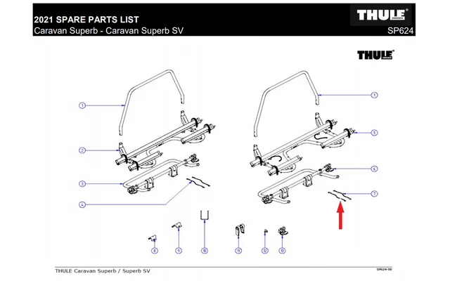 Thule Drahtseil (55 mm)