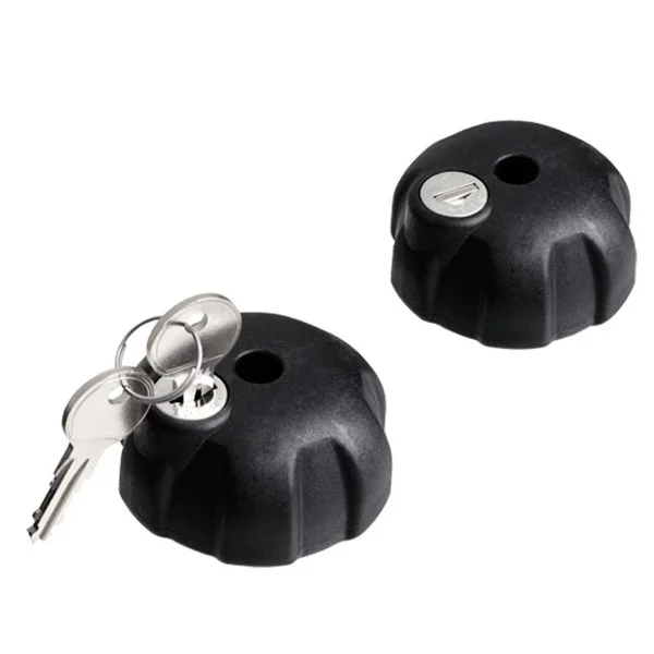 Thule Drehgriff abschließbar für Abstandshalter, 2 Stück