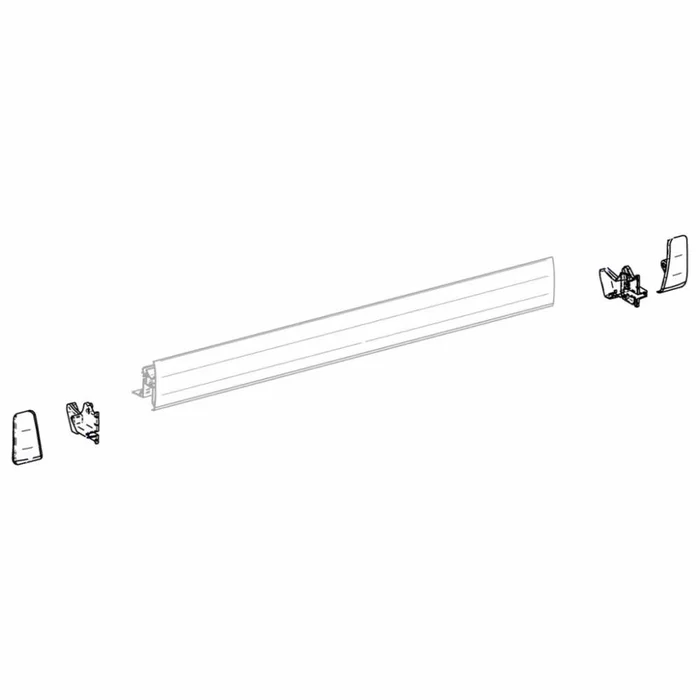 Thule Frontblendenendkappen anthrazit für Omnistor 8000 (Nr. 1500603371)